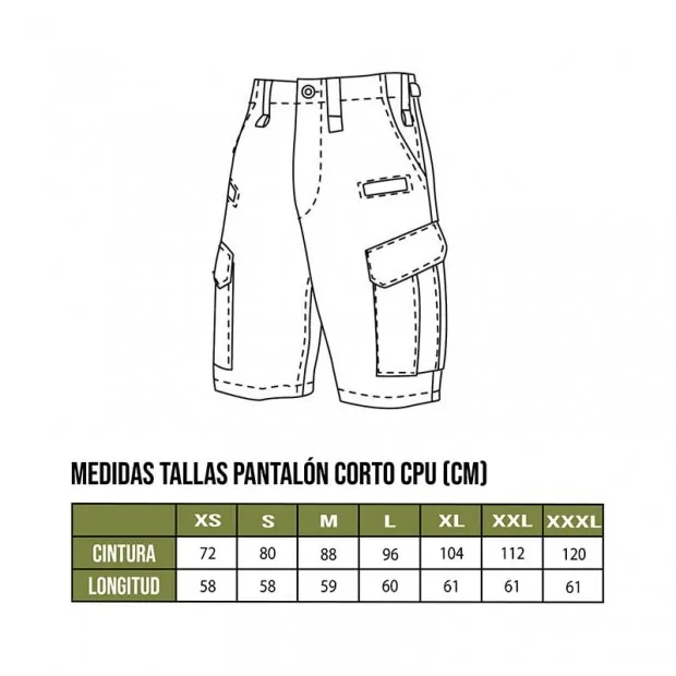 PANTALÓN CORTO CPU HELIKON-TEX