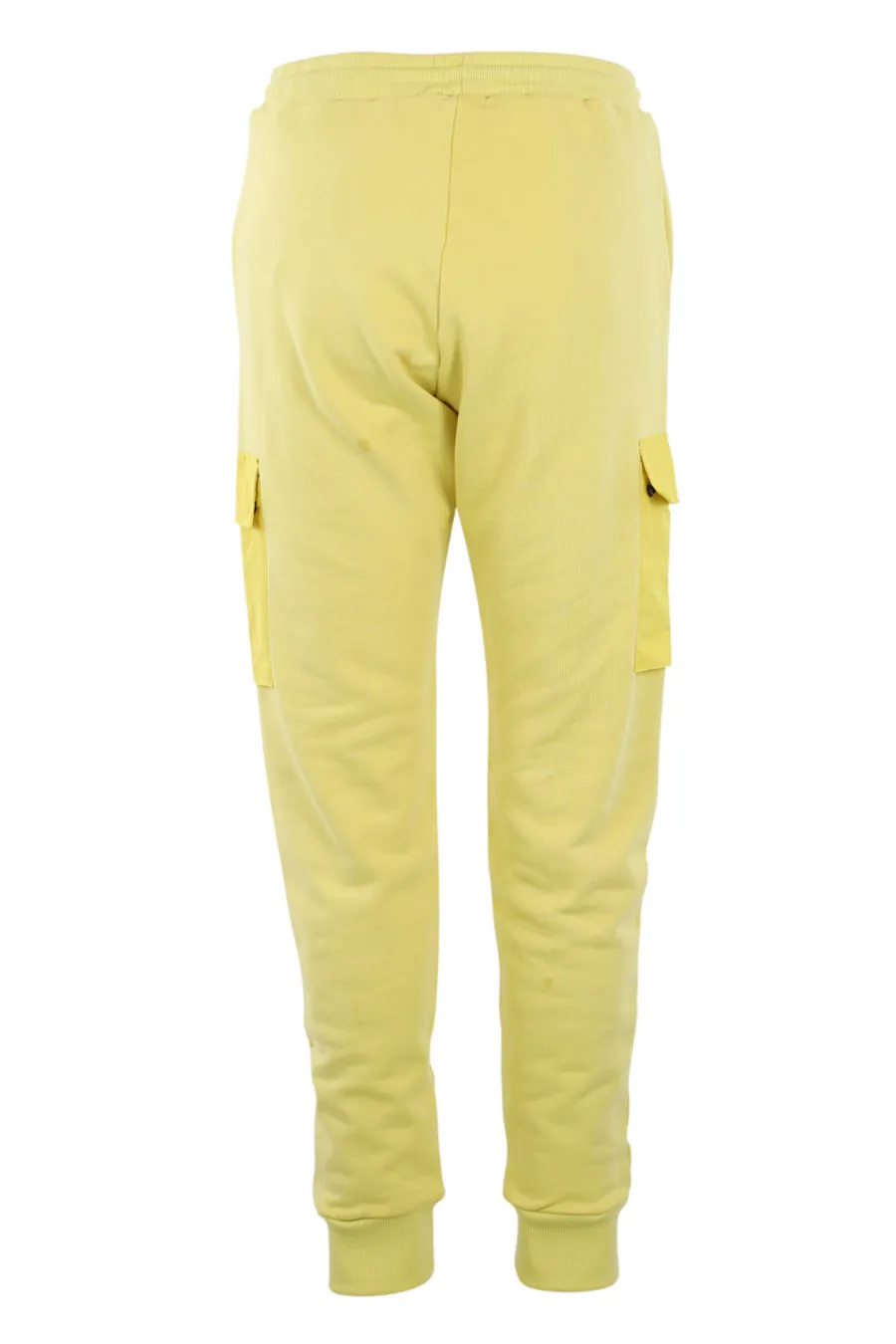 Pantalón de chándal amarillo con bolsillos