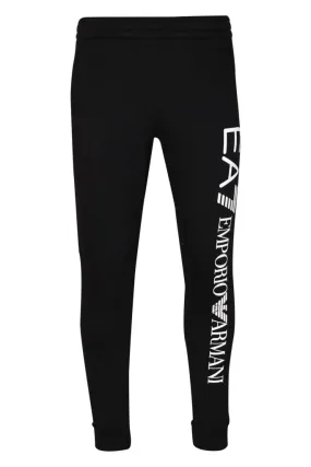 Pantalón de chándal negro con maxilogo en letras blanco