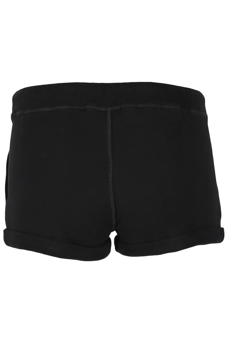 Pantalón de chándal negro corto 