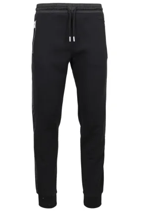 Pantalón de chándal negro mix con logo