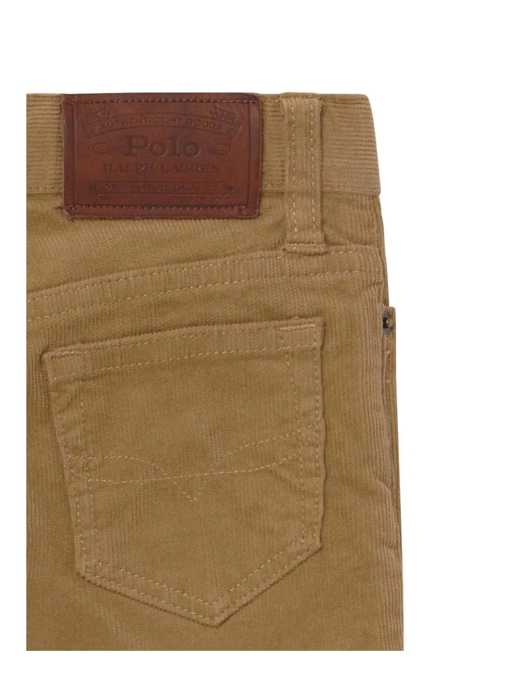 Pantalón Khaki pana camel Ralph Lauren