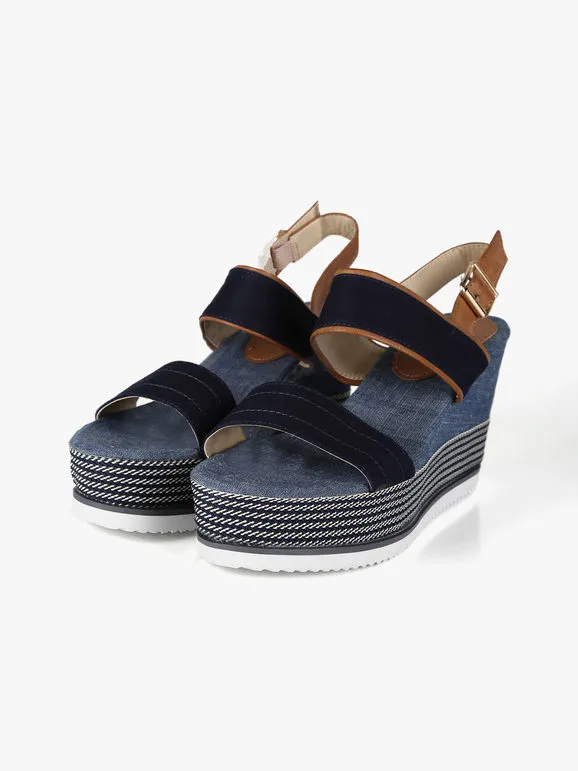 Port'Er Sandalias cuña para mujer