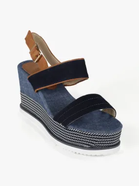 Port'Er Sandalias cuña para mujer