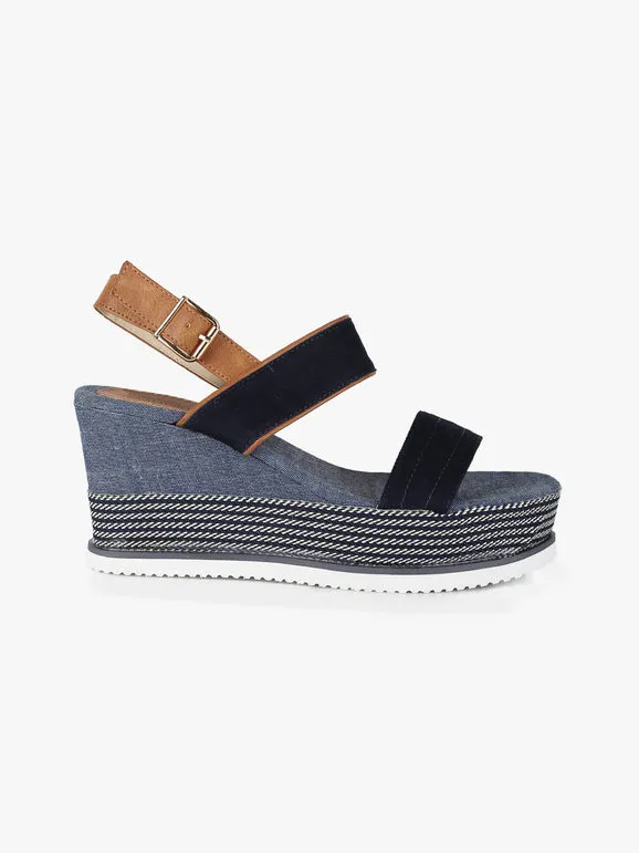 Port'Er Sandalias cuña para mujer