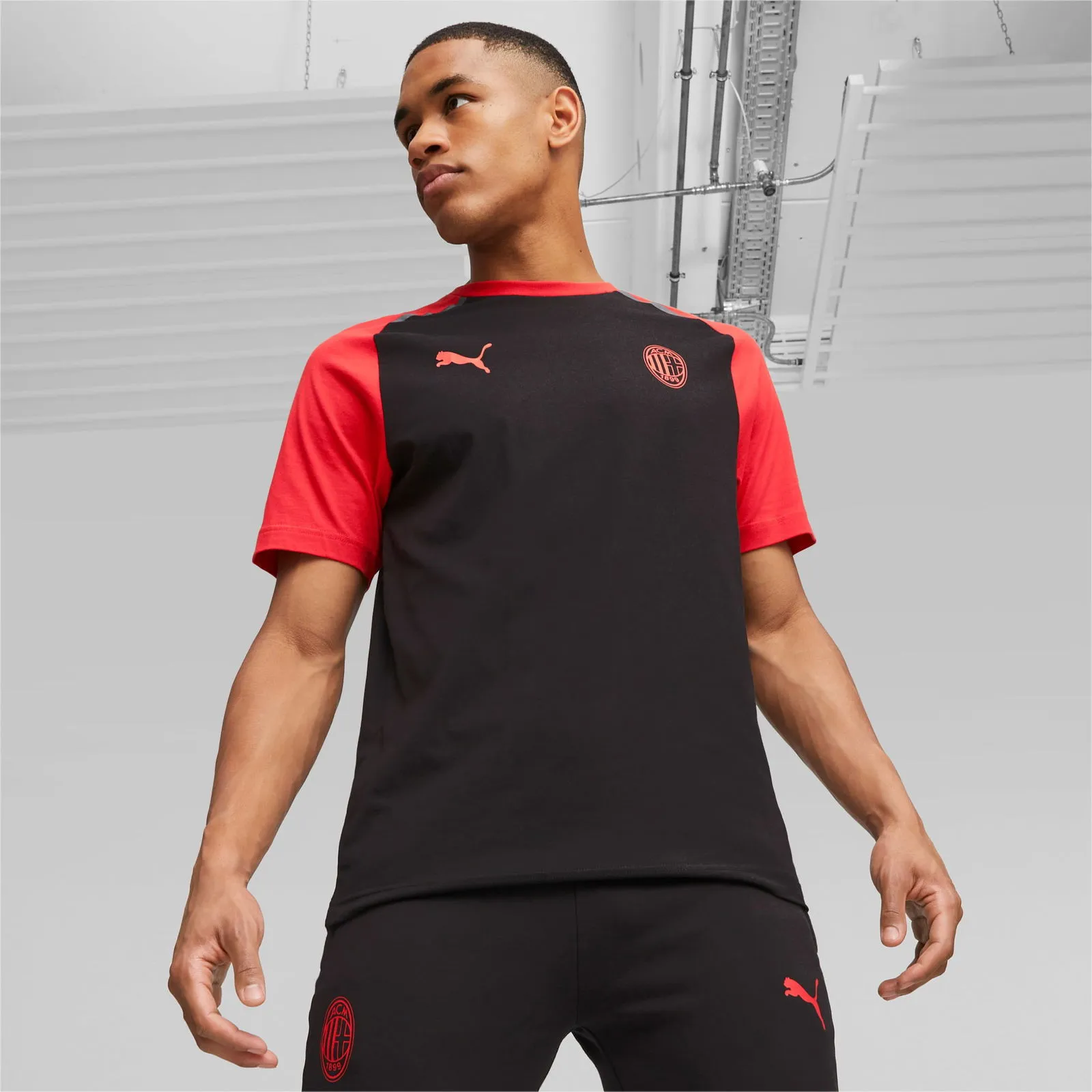 Puma AC Milan Football Casuals T-Shirt