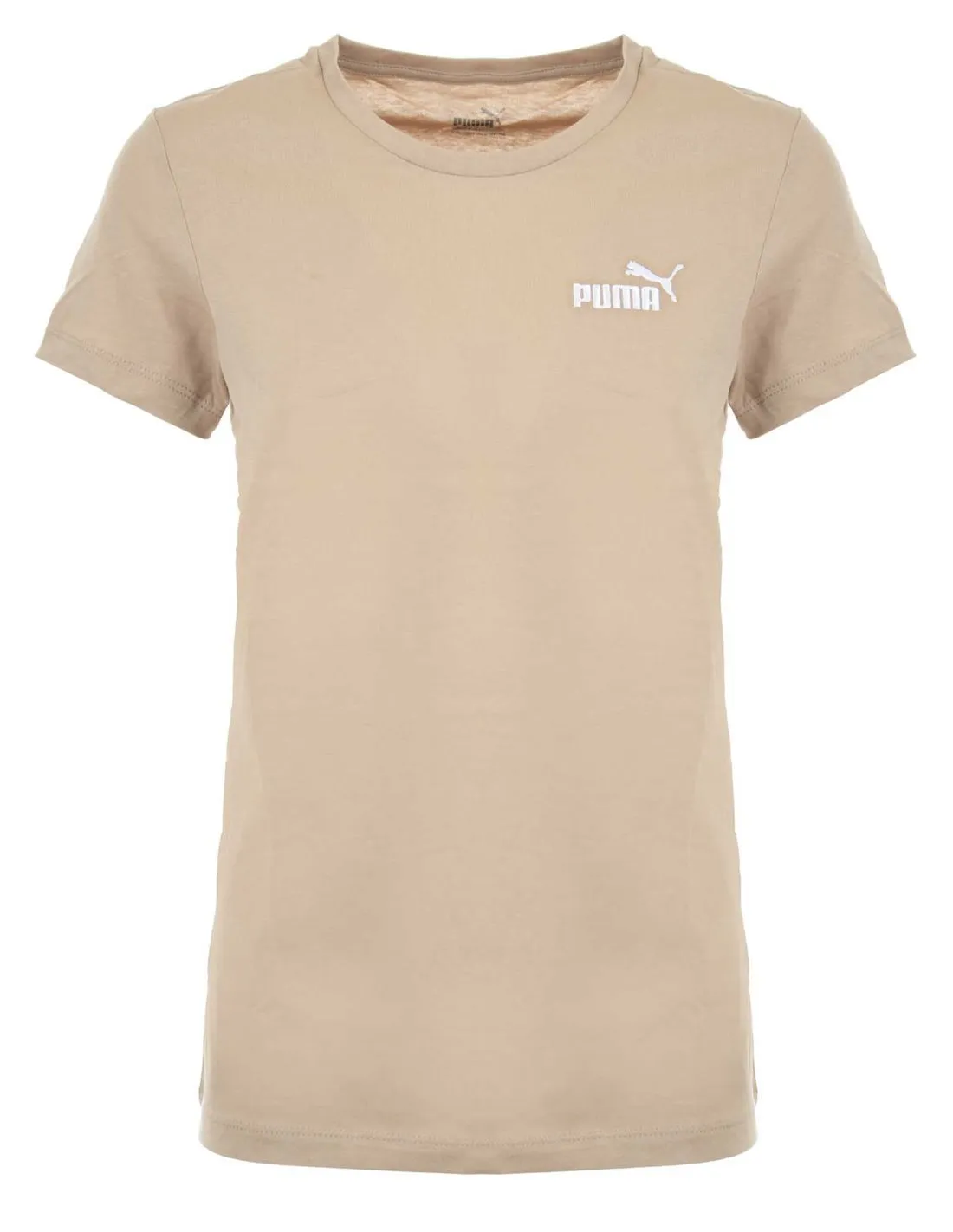 PUMA - Camiseta beige Essentials+ Embroidery 848331 84 Mujer