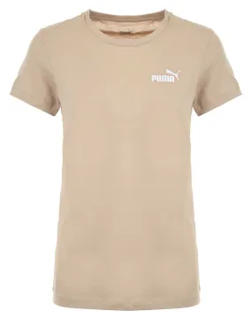 PUMA - Camiseta beige Essentials+ Embroidery 848331 84 Mujer