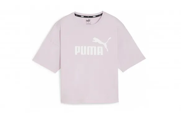 PUMA ESSENTIALS CROPPED LOGO TEE MUJER