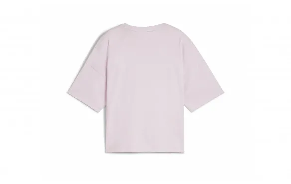 PUMA ESSENTIALS CROPPED LOGO TEE MUJER