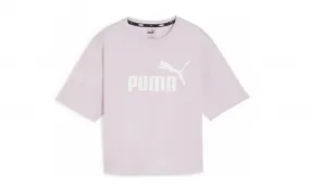 PUMA ESSENTIALS CROPPED LOGO TEE MUJER