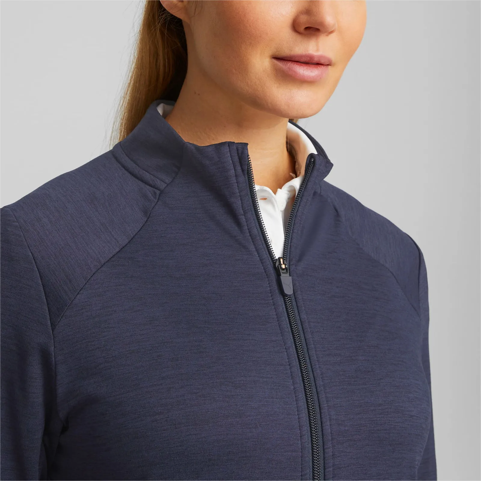 Puma Heather Full-Zip Golf Jacket