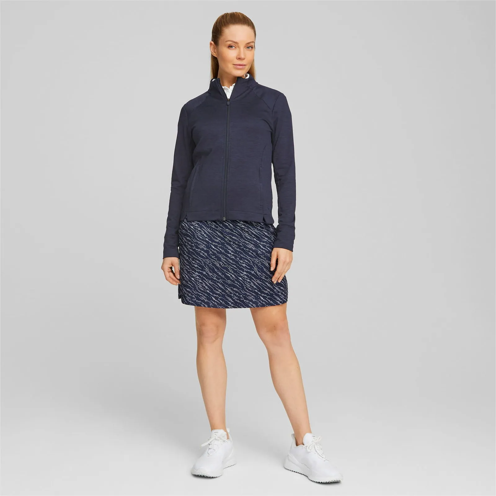 Puma Heather Full-Zip Golf Jacket