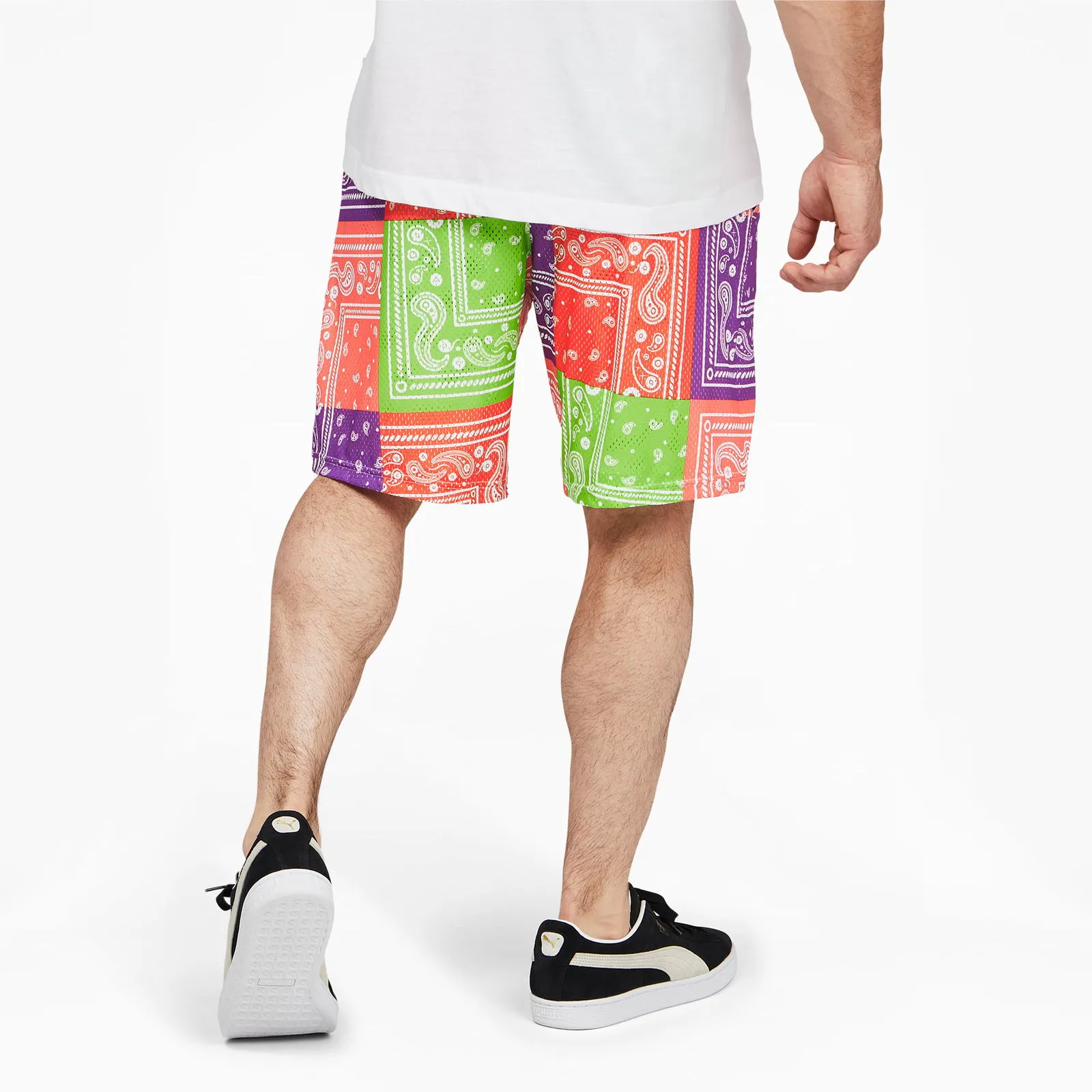 Puma LaMelo Paisley Printed Basketball Shorts