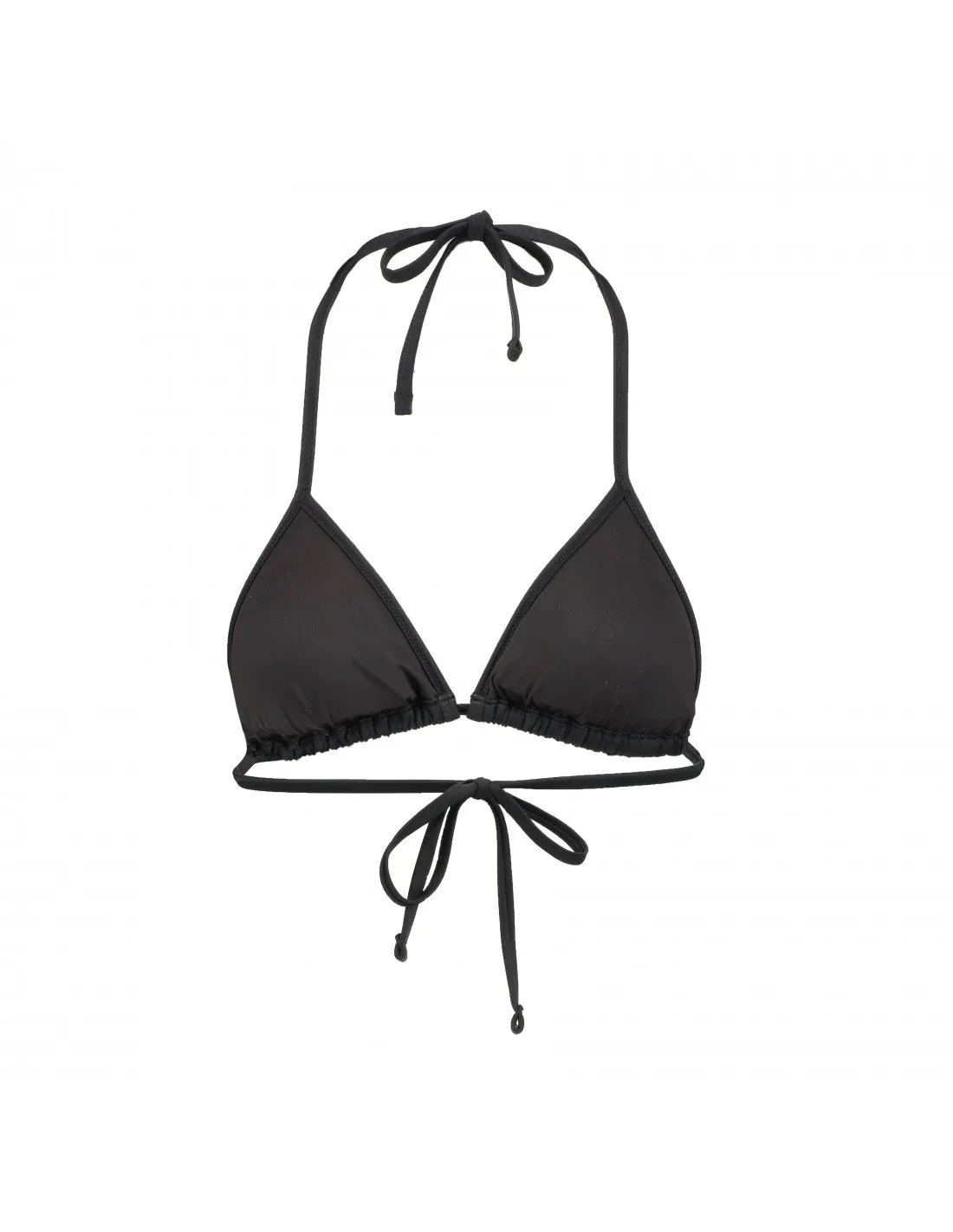 PUMA - Parte de arriba bikini negra Puma Swim Mujer