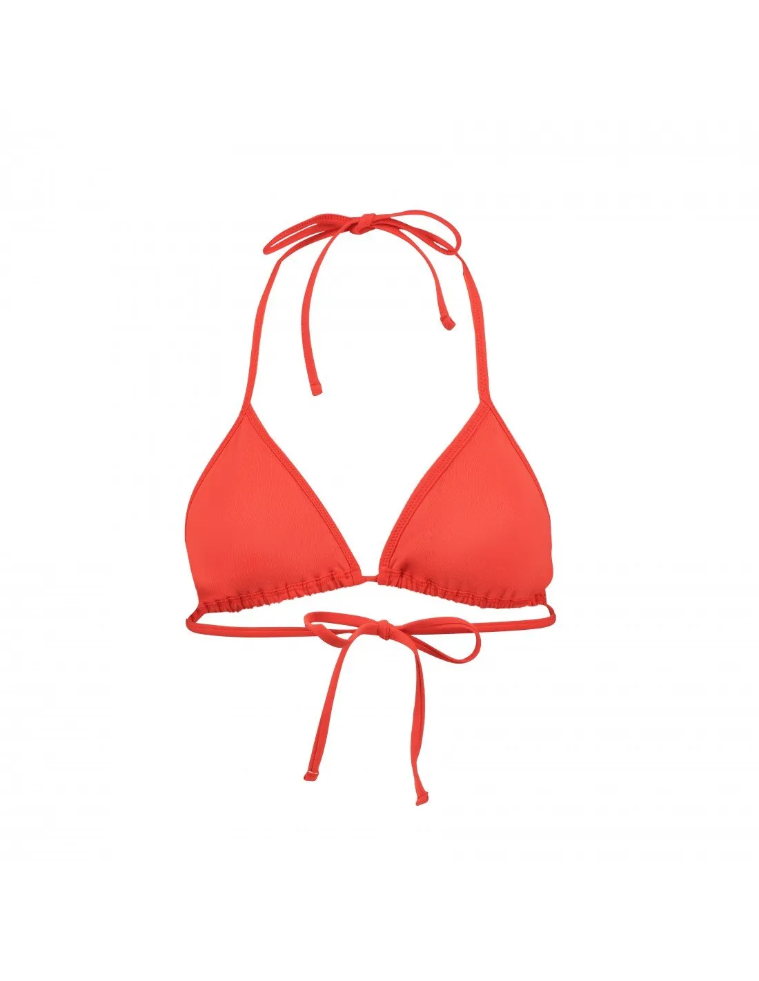 PUMA - Parte de arriba bikini roja Puma Swim Mujer