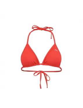 PUMA - Parte de arriba bikini roja Puma Swim Mujer