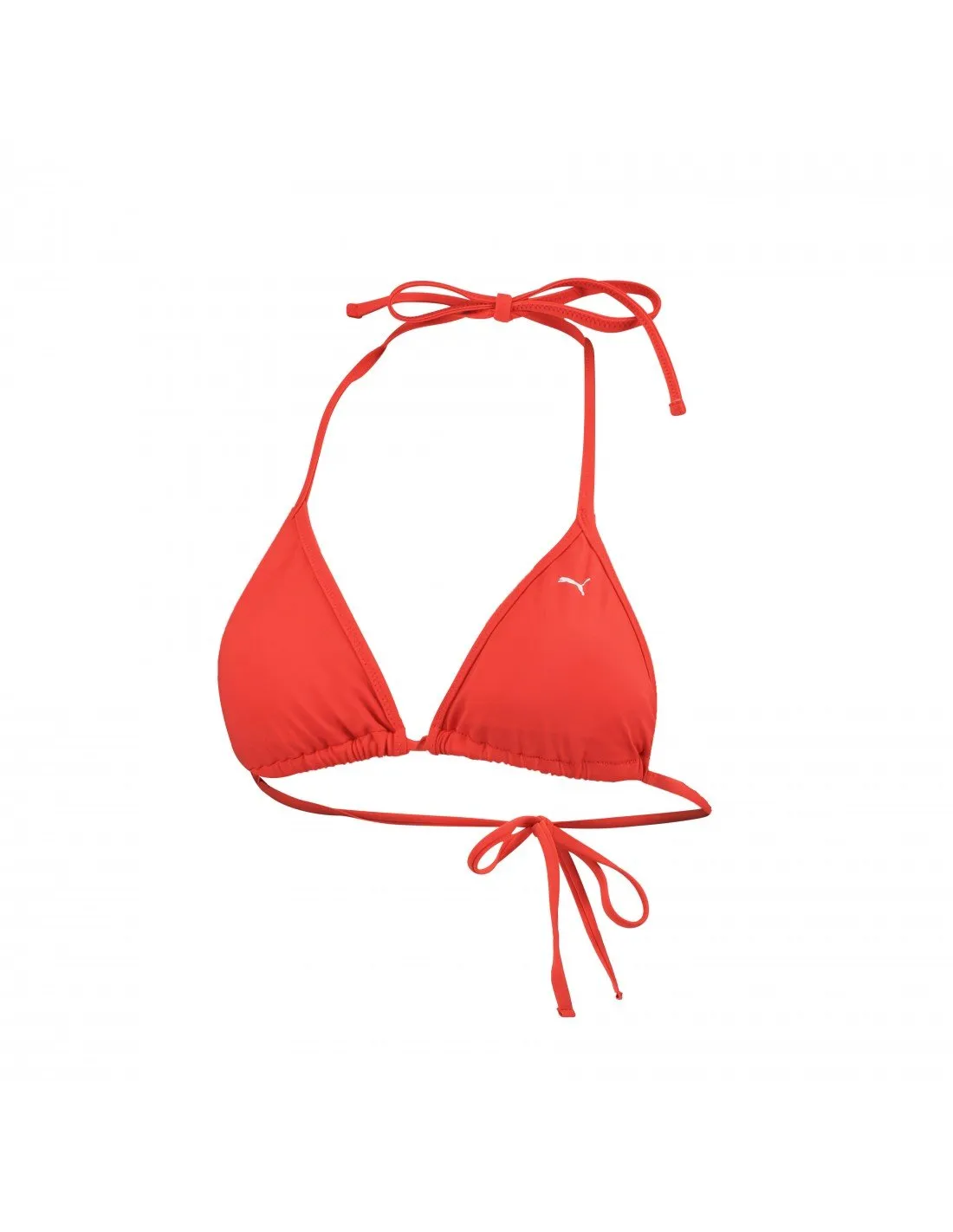 PUMA - Parte de arriba bikini roja Puma Swim Mujer