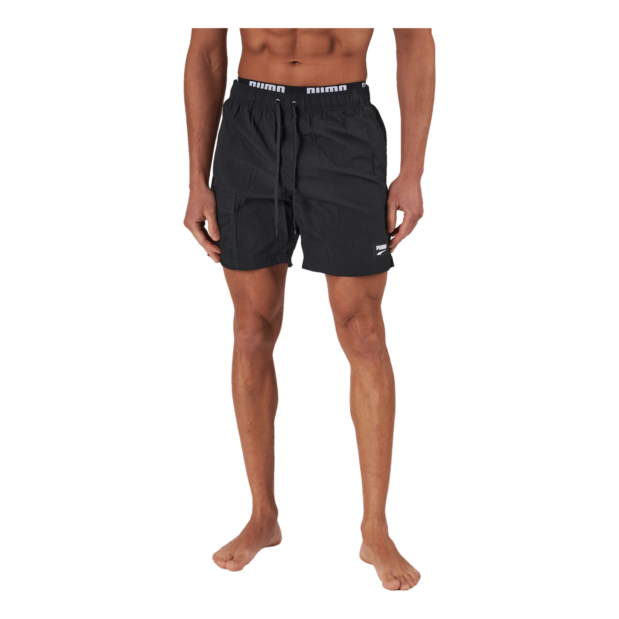 Puma Swim Men Utility Mid Shorts 1p Black