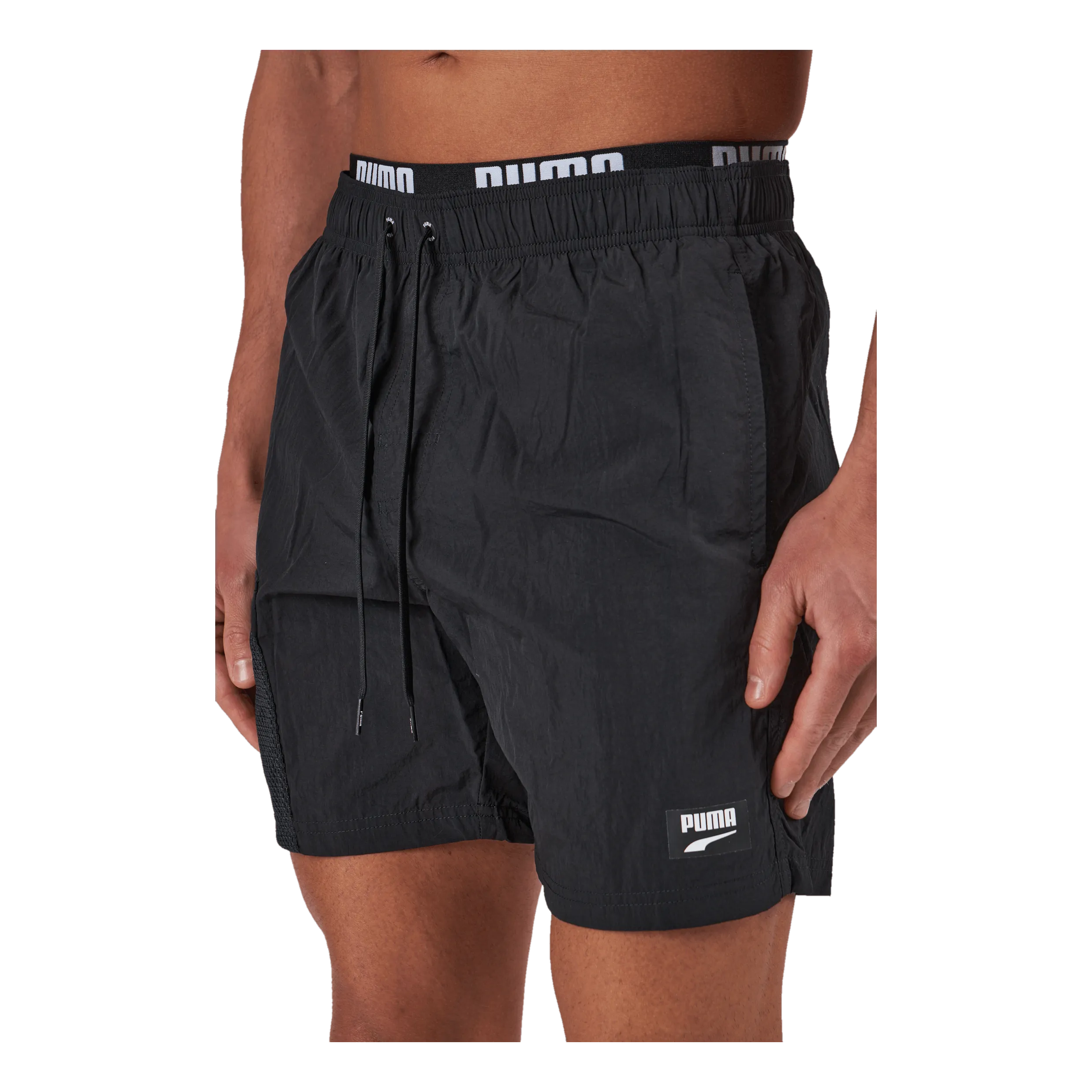 Puma Swim Men Utility Mid Shorts 1p Black