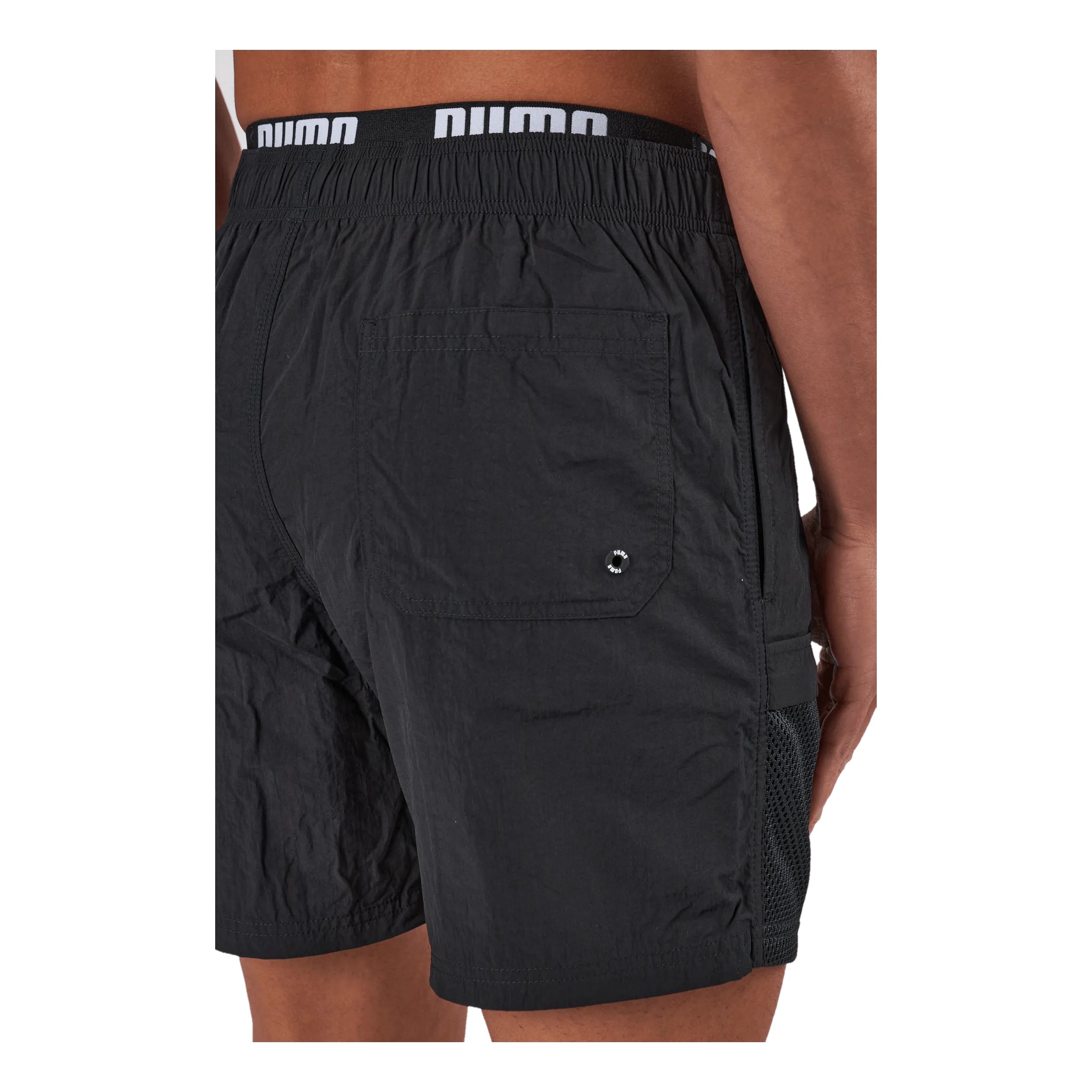 Puma Swim Men Utility Mid Shorts 1p Black