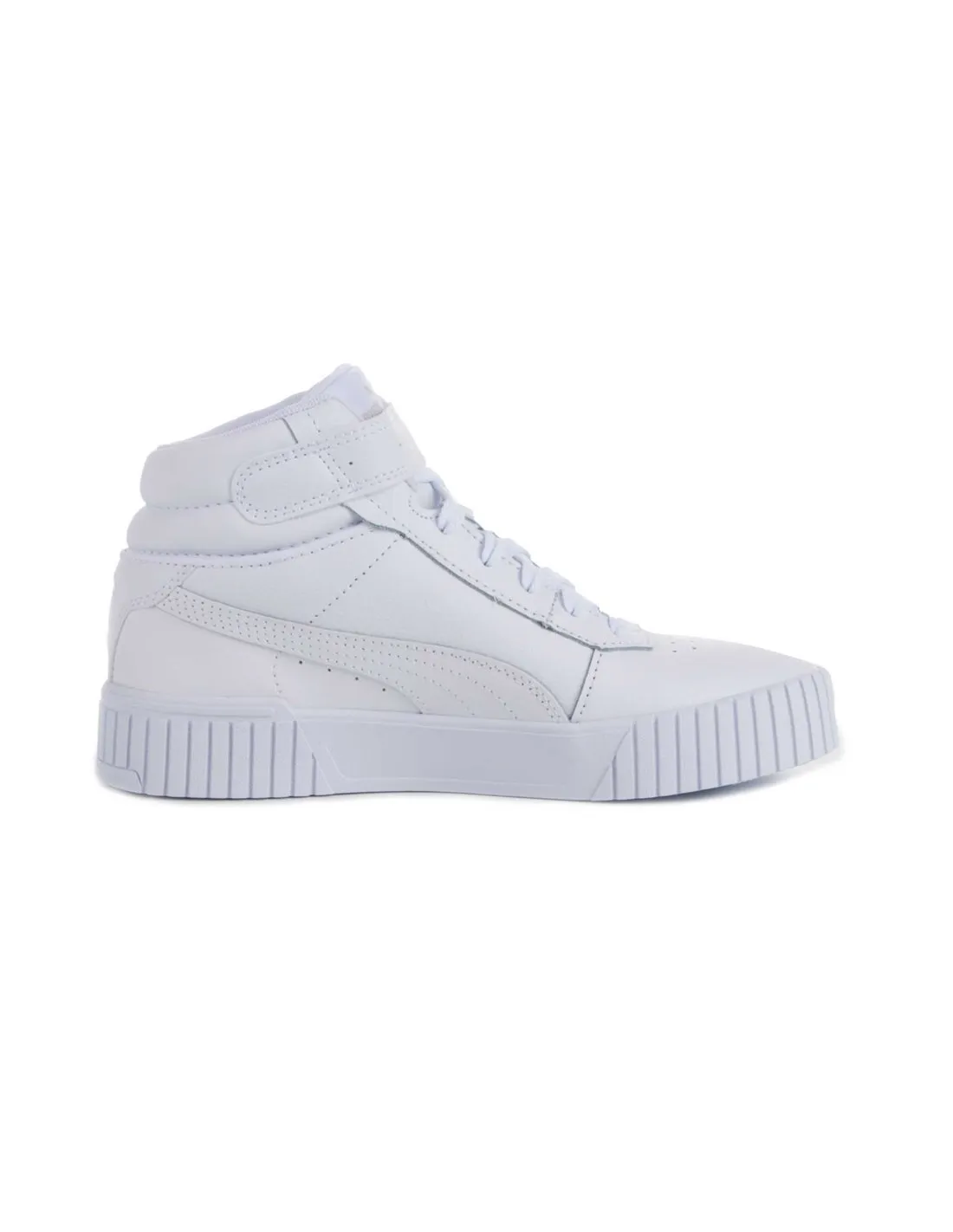 PUMA - Zapatillas blanca Carina 2.0 Mid Mujer