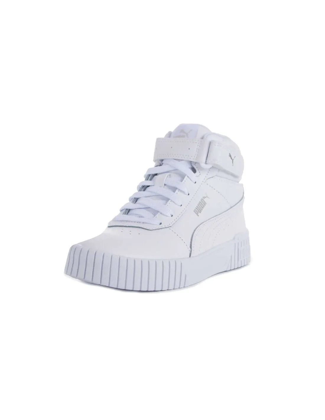 PUMA - Zapatillas blanca Carina 2.0 Mid Mujer