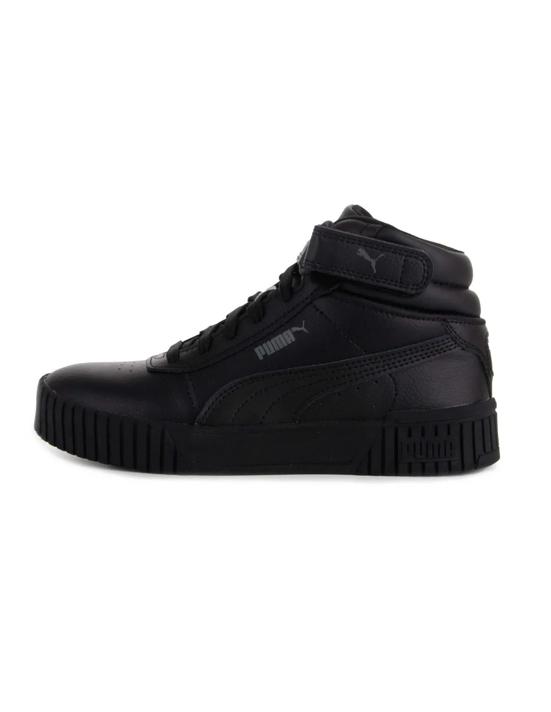 PUMA - Zapatillas negras Carina 2.0 Mid Mujer