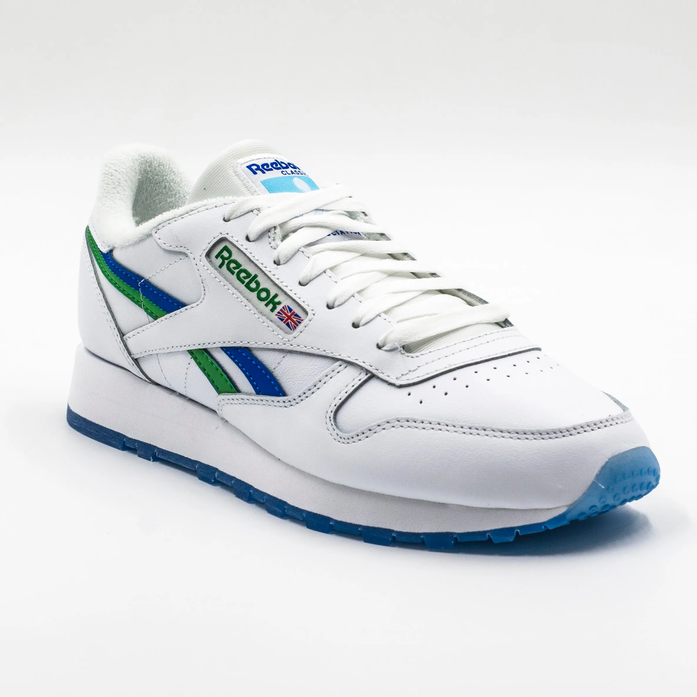 Reebok Classic Leather Color Blanco Verde