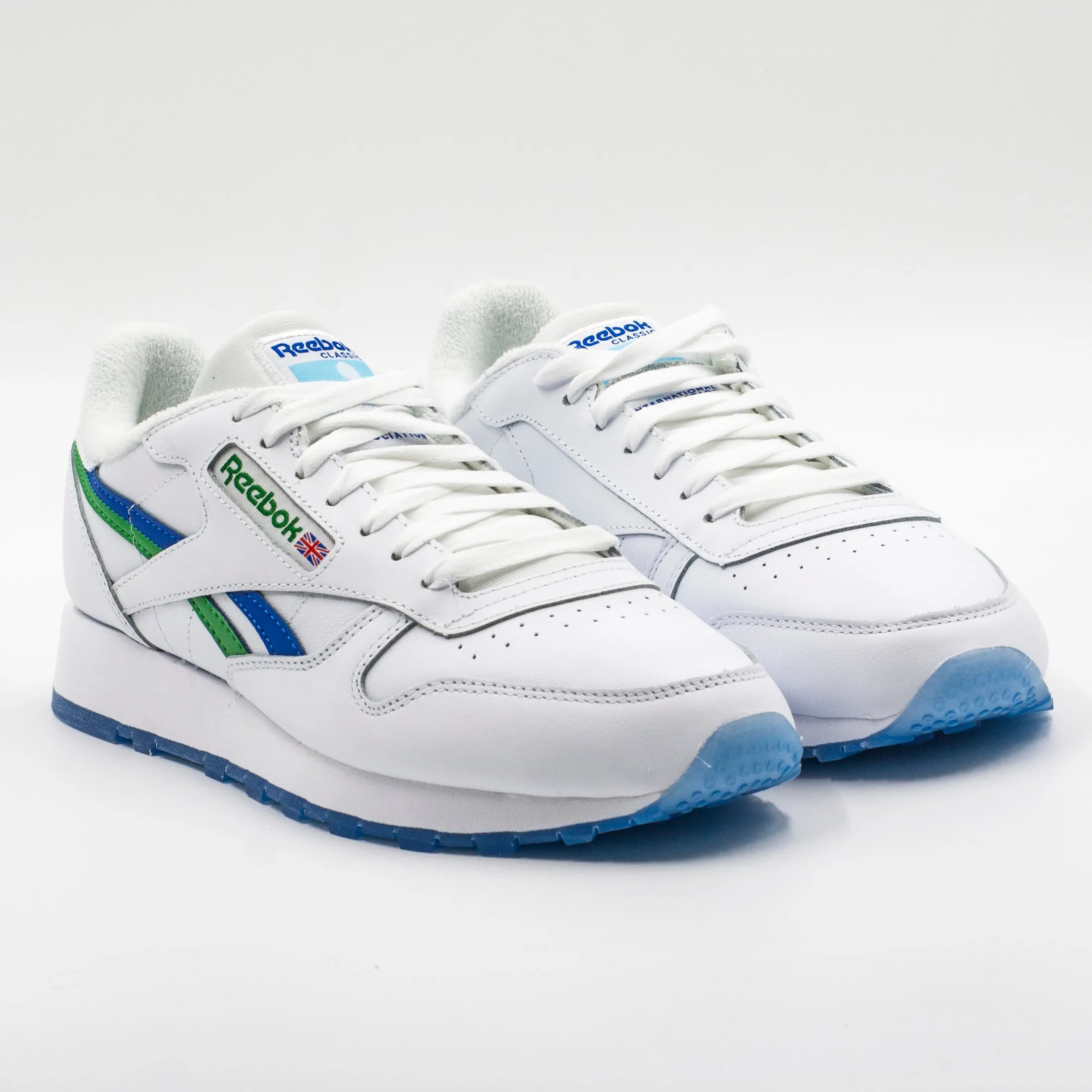 Reebok Classic Leather Color Blanco Verde