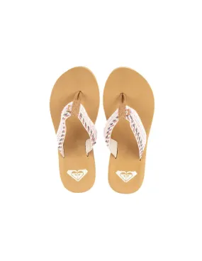 ROXY - Chanclas multicolor y natural Porto Rope ARJL101113 Mujer