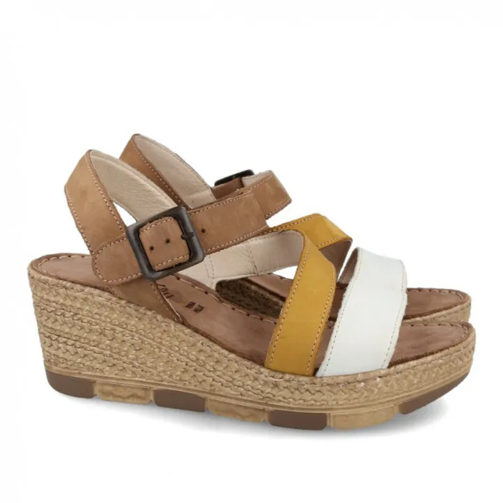 SANDALIAS CON CUñA WALK AND FLY MALIBU 8508 35700 WALK AND FLY