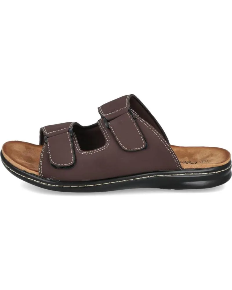 Sandalias de Hombre L&R SHOES 19788-33 CHANCLAS HOMBRE MARRON