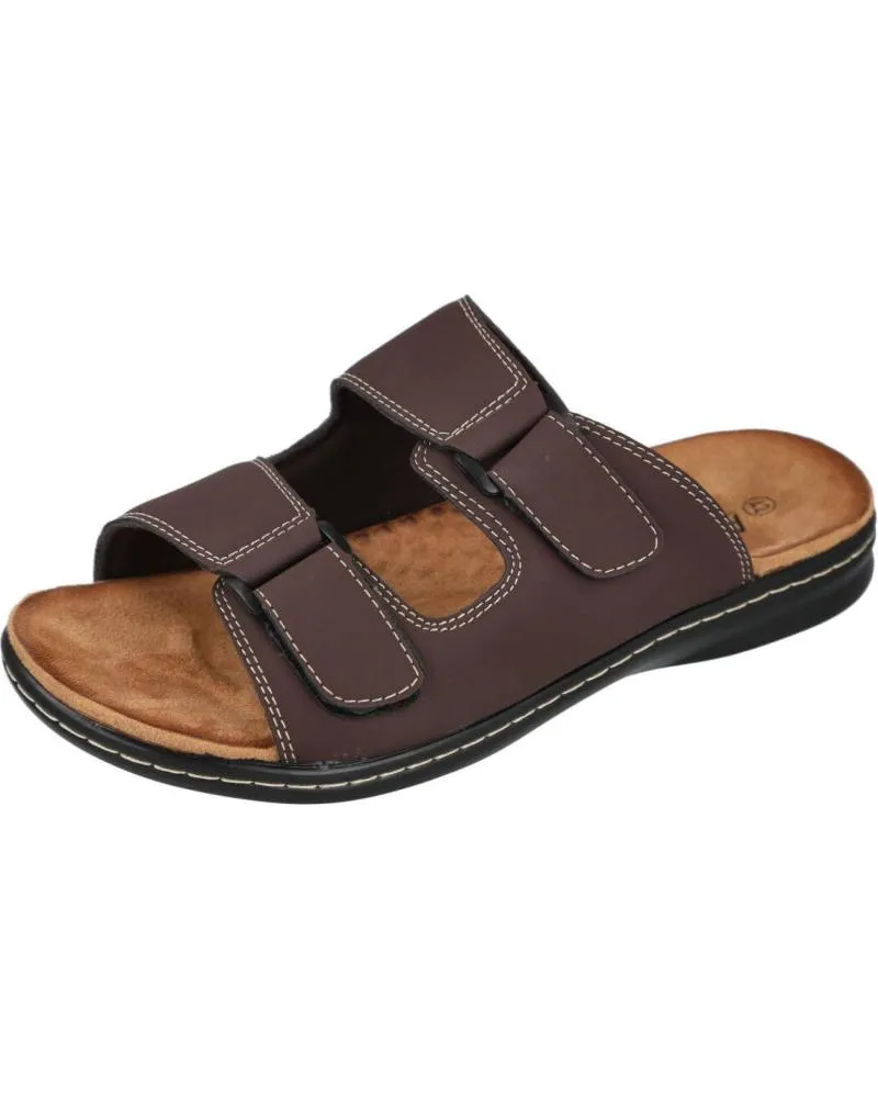 Sandalias de Hombre L&R SHOES 19788-33 CHANCLAS HOMBRE MARRON