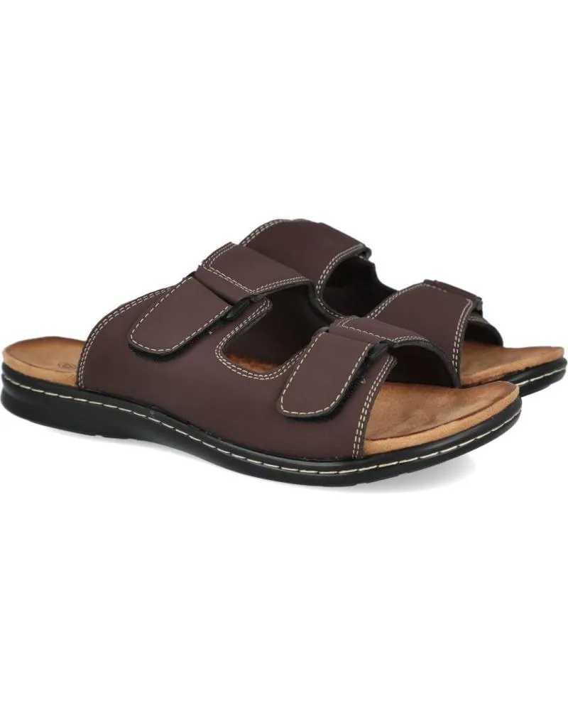 Sandalias de Hombre L&R SHOES 19788-33 CHANCLAS HOMBRE MARRON