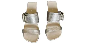 sandalias dorado claro Loop Buckle United Nude T. 37 Plata 