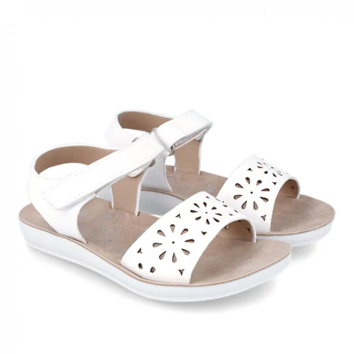 SANDALIAS GARVALIN DE NIñA BLANCO 242440D