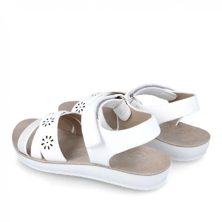 SANDALIAS GARVALIN DE NIñA BLANCO 242441D