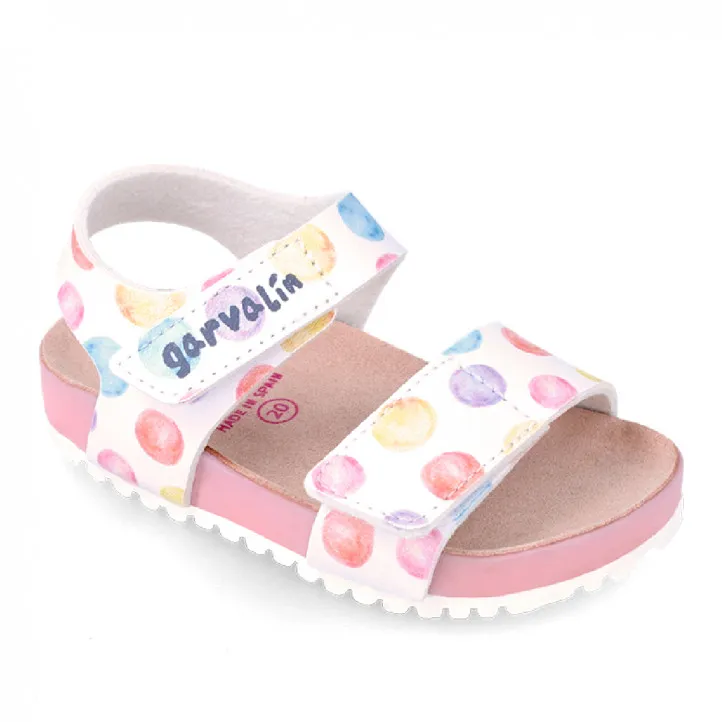 SANDALIAS GARVALIN DE NIñA BLANCO 242452B