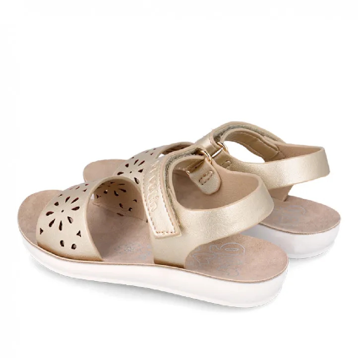 SANDALIAS GARVALIN DE NIñA PLATINO 242440A