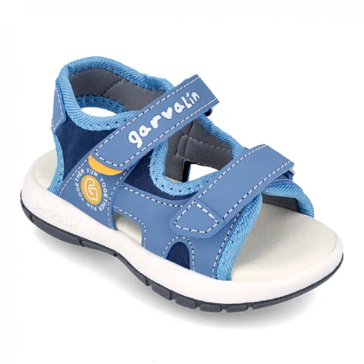 SANDALIAS GARVALIN DE NIñO AZUL 242817A