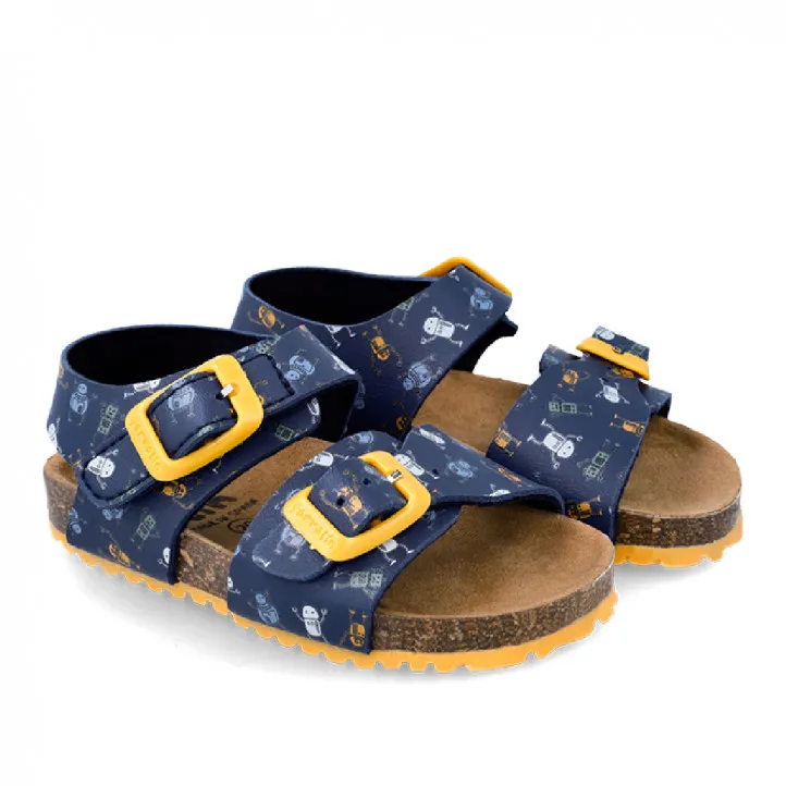 SANDALIAS GARVALIN DE NIñO AZUL MARINO 242468A