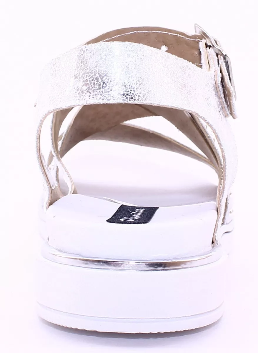 Sandalias Nena Plumitas 3573 Strass Bajas Comodas Carg