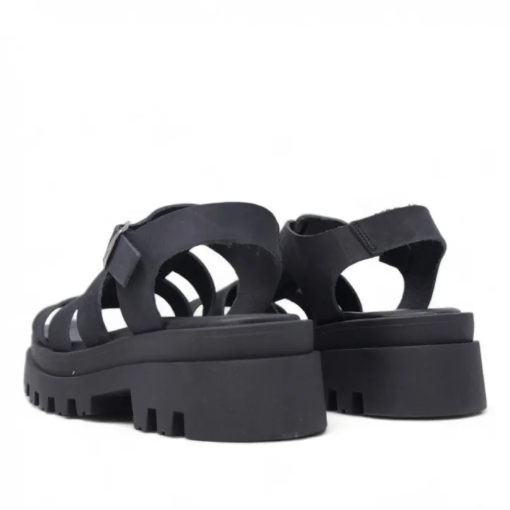 Sandalias plataformas Redlove Nuria chunky negras de tiras con hebilla