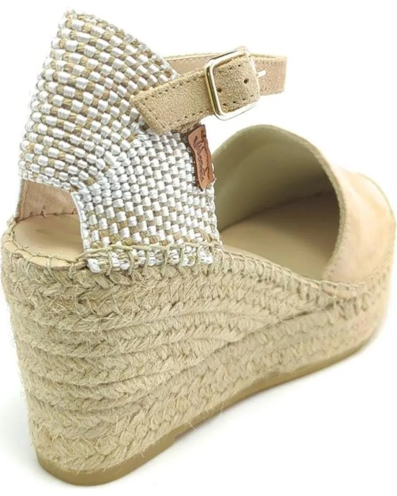 Sandalias VIDORRETA  de Mujer TILO 07100 NUBUCK  BEIG