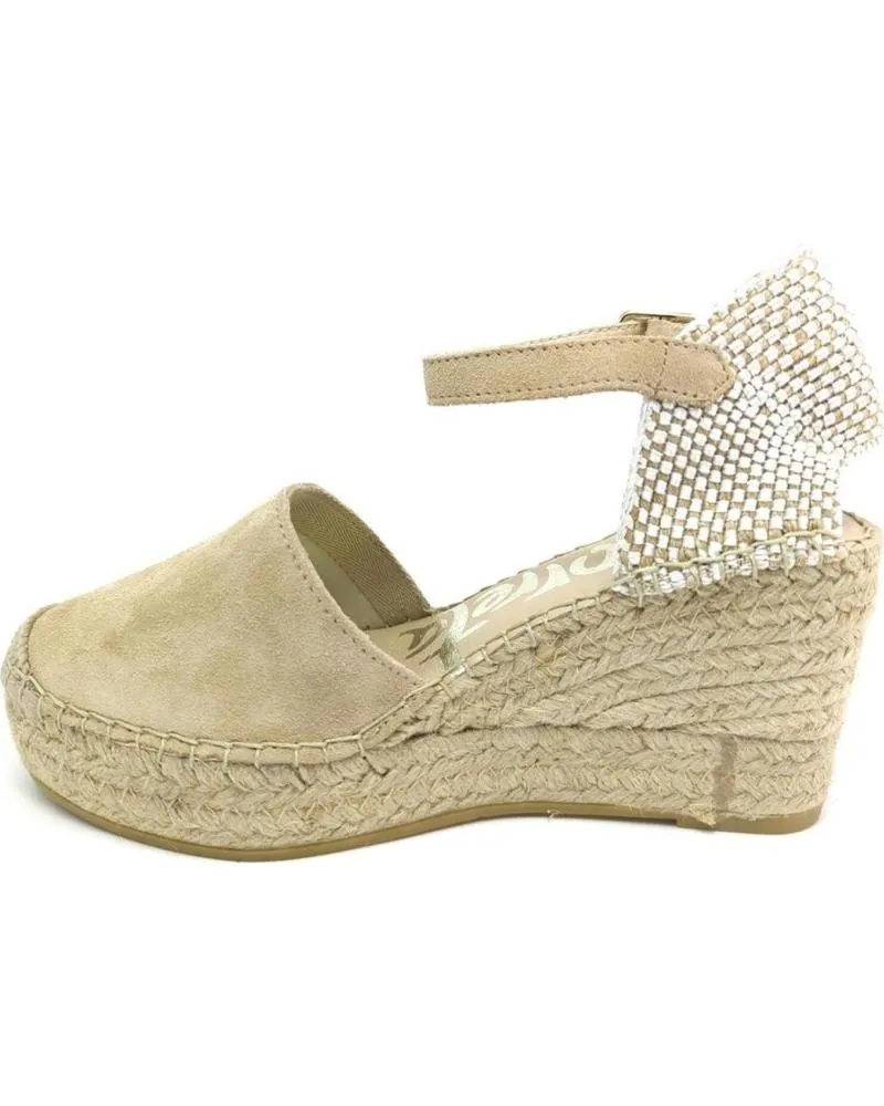 Sandalias VIDORRETA  de Mujer TILO 07100 NUBUCK  BEIG