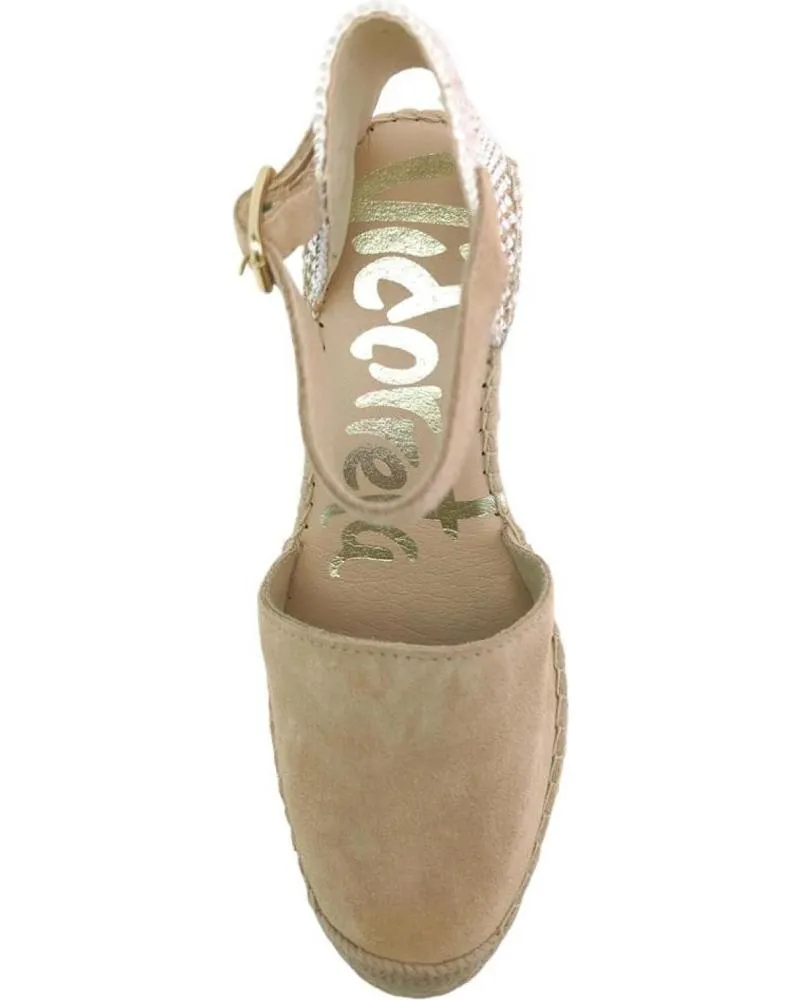 Sandalias VIDORRETA  de Mujer TILO 07100 NUBUCK  BEIG