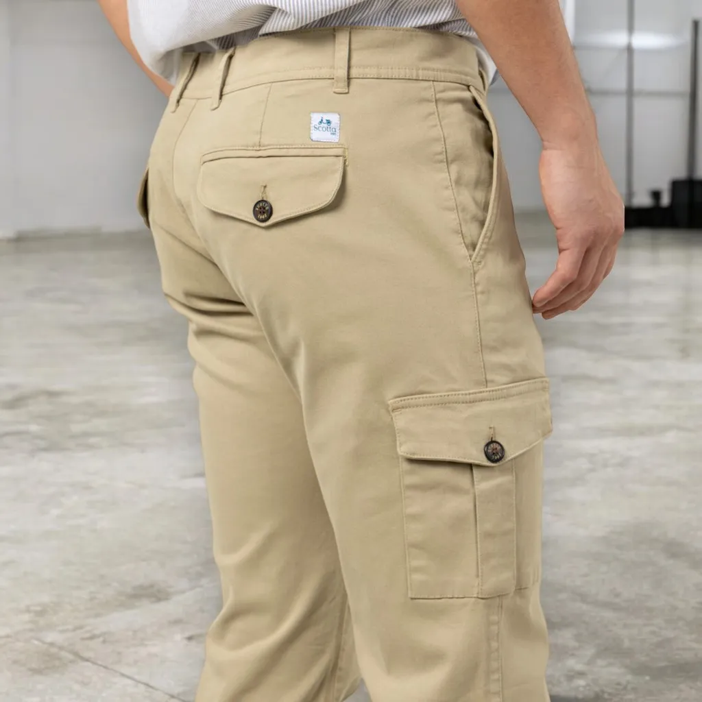 Scotta 1985 – Pantalón Brando cargo beige