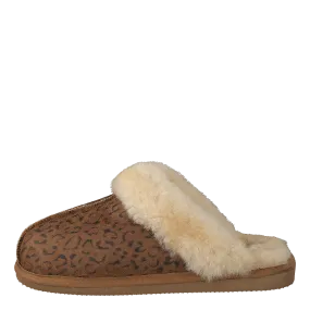 Shepherd zapatos Jessica Leopard Chestnut