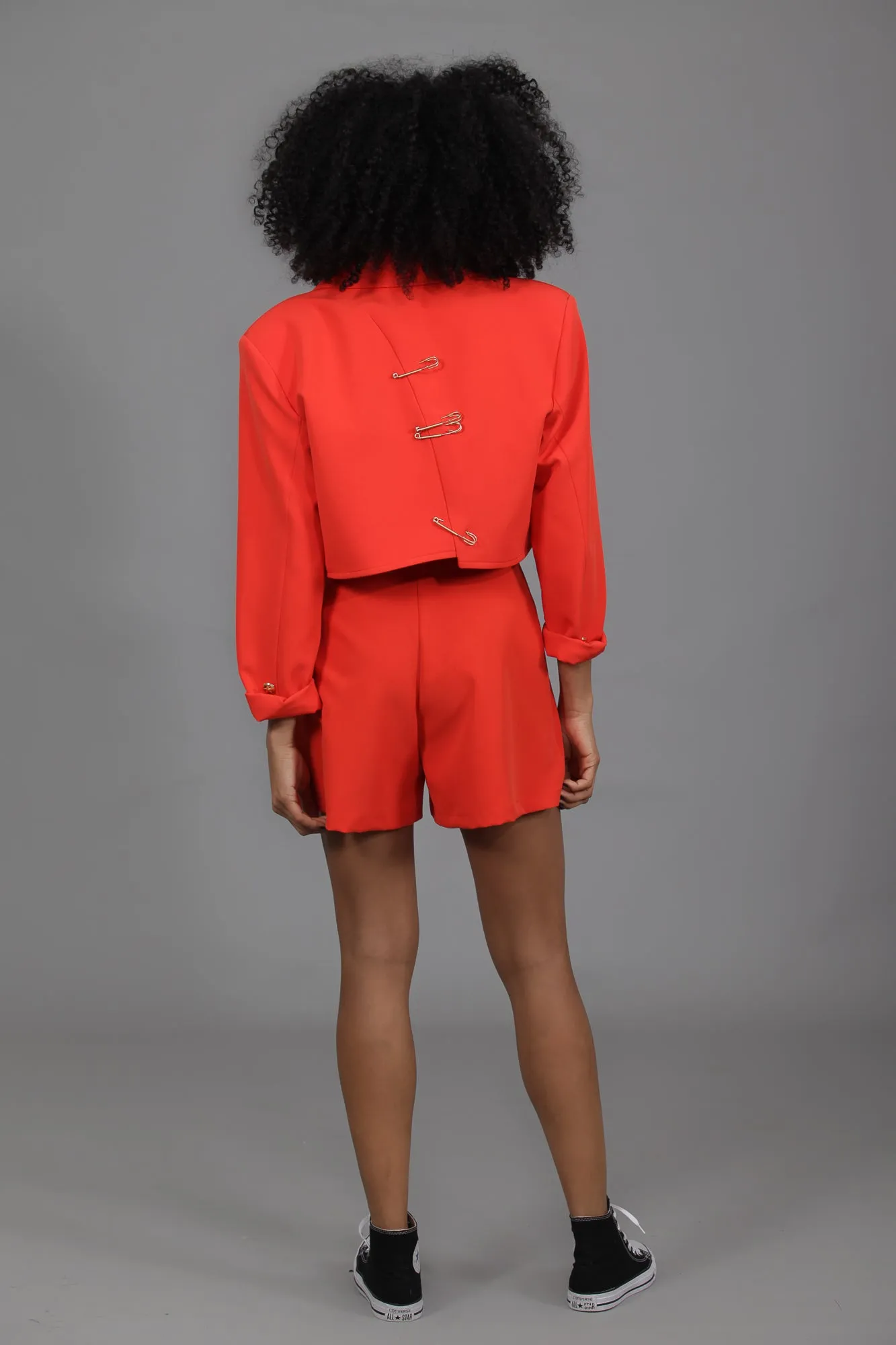 Short traje · NARANJA ·